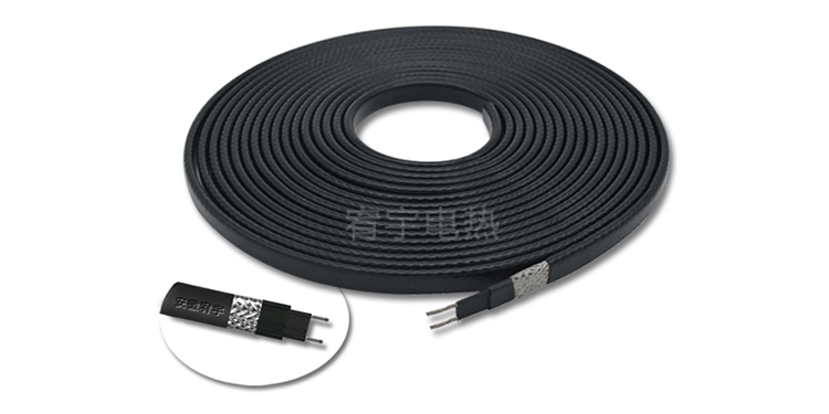 The outdoor exhaust duct uses electric heating cable to prevent freezing and heat preservation